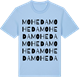 Blue Soul t-shirt med Moheda ordlek t-shirt