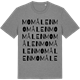 Mid Heather Gray t-shirt med Momålen ordlek t-shirt