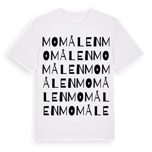 Momålen ordlek t-shirt – ekologisk bomull t-shirt från Pinshirt