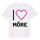 White t-shirt med Jag älskar Möre t-shirt stort tryck