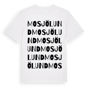 Mosjölund ordlek t-shirt – ekologisk bomull t-shirt från Pinshirt