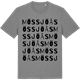 Mid Heather Gray t-shirt med Mössjöås ordlek t-shirt