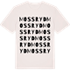 Vintage White t-shirt med Mossryd ordlek t-shirt