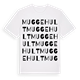 Muggehult ordlek t-shirt