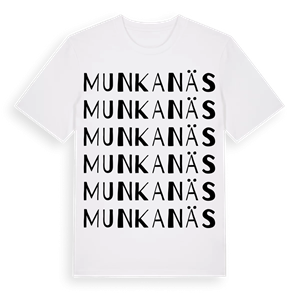 Munkanäs ordlek t-shirt – ekologisk bomull t-shirt från Pinshirt