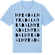 Blue Soul t-shirt med Myradal ordlek t-shirt