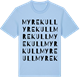 Blue Soul t-shirt med Myrekull ordlek t-shirt