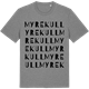 Mid Heather Gray t-shirt med Myrekull ordlek t-shirt