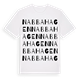 Nabbahagen ordlek t-shirt