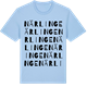 Blue Soul t-shirt med Närlinge ordlek t-shirt