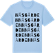 Blue Soul t-shirt med Näsgården ordlek t-shirt