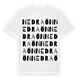 Nedraön ordlek t-shirt