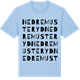 Blue Soul t-shirt med Nedre Musteryd ordlek t-shirt