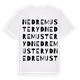 Nedre Musteryd ordlek t-shirt