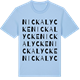 Blue Soul t-shirt med Nickalycke ordlek t-shirt
