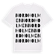 Nordholmen ordlek t-shirt