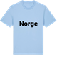 Blue Soul t-shirt med Norge fetstil t-shirt