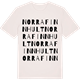 Vintage White t-shirt med Norra Finnhult ordlek t-shirt