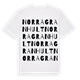 Norra Granhult ordlek t-shirt