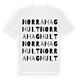 Norra Haghult ordlek t-shirt