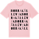 Pink Cotton t-shirt med Norra Källevik ordlek t-shirt