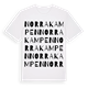 Norra Kampen ordlek t-shirt