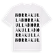 Norra Kulla ordlek t-shirt