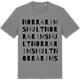 Mid Heather Gray t-shirt med Norra Rimshult ordlek t-shirt