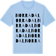 Blue Soul t-shirt med Norradal ordlek t-shirt