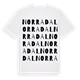 Norradal ordlek t-shirt
