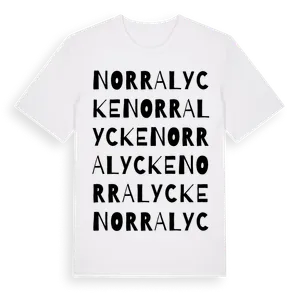 Norralycke ordlek t-shirt – ekologisk bomull t-shirt från Pinshirt