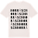Vintage White t-shirt med Norråsen ordlek t-shirt