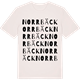 Vintage White t-shirt med Norrbäck ordlek t-shirt