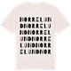 Vintage White t-shirt med Norrelund ordlek t-shirt