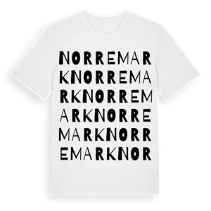 Norremark ordlek t-shirt – ekologisk bomull t-shirt från Pinshirt