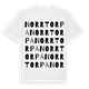 Norrtorpa ordlek t-shirt