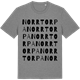 Mid Heather Gray t-shirt med Norrtorpa ordlek t-shirt