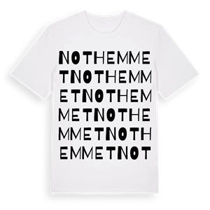 Nothemmet ordlek t-shirt – ekologisk bomull t-shirt från Pinshirt