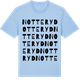 Blue Soul t-shirt med Notteryd ordlek t-shirt