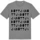 Mid Heather Gray t-shirt med Nöttja ordlek t-shirt