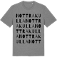 Mid Heather Gray t-shirt med Nottrakulla ordlek t-shirt