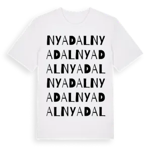 Nyadal ordlek t-shirt – ekologisk bomull t-shirt från Pinshirt