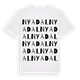 Nyadal ordlek t-shirt