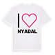Jag älskar Nyadal t-shirt stort tryck