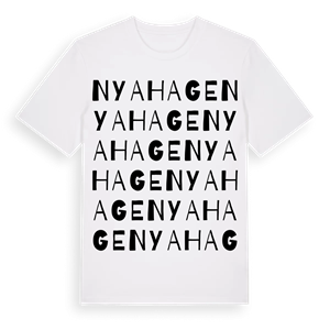 Nyahage ordlek t-shirt – ekologisk bomull t-shirt från Pinshirt