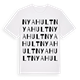 Nyahult ordlek t-shirt