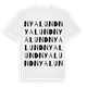 White t-shirt med Nyalund ordlek t-shirt