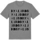 Mid Heather Gray t-shirt med Nyalund ordlek t-shirt