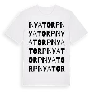 Nyatorp ordlek t-shirt – ekologisk bomull t-shirt från Pinshirt