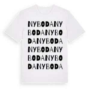 Nyboda ordlek t-shirt – ekologisk bomull t-shirt från Pinshirt